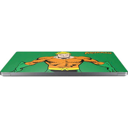 DC Comics Aquaman Classic Art Pose Universal Laptop 16.6in (13.4 x 9.7in) Skin